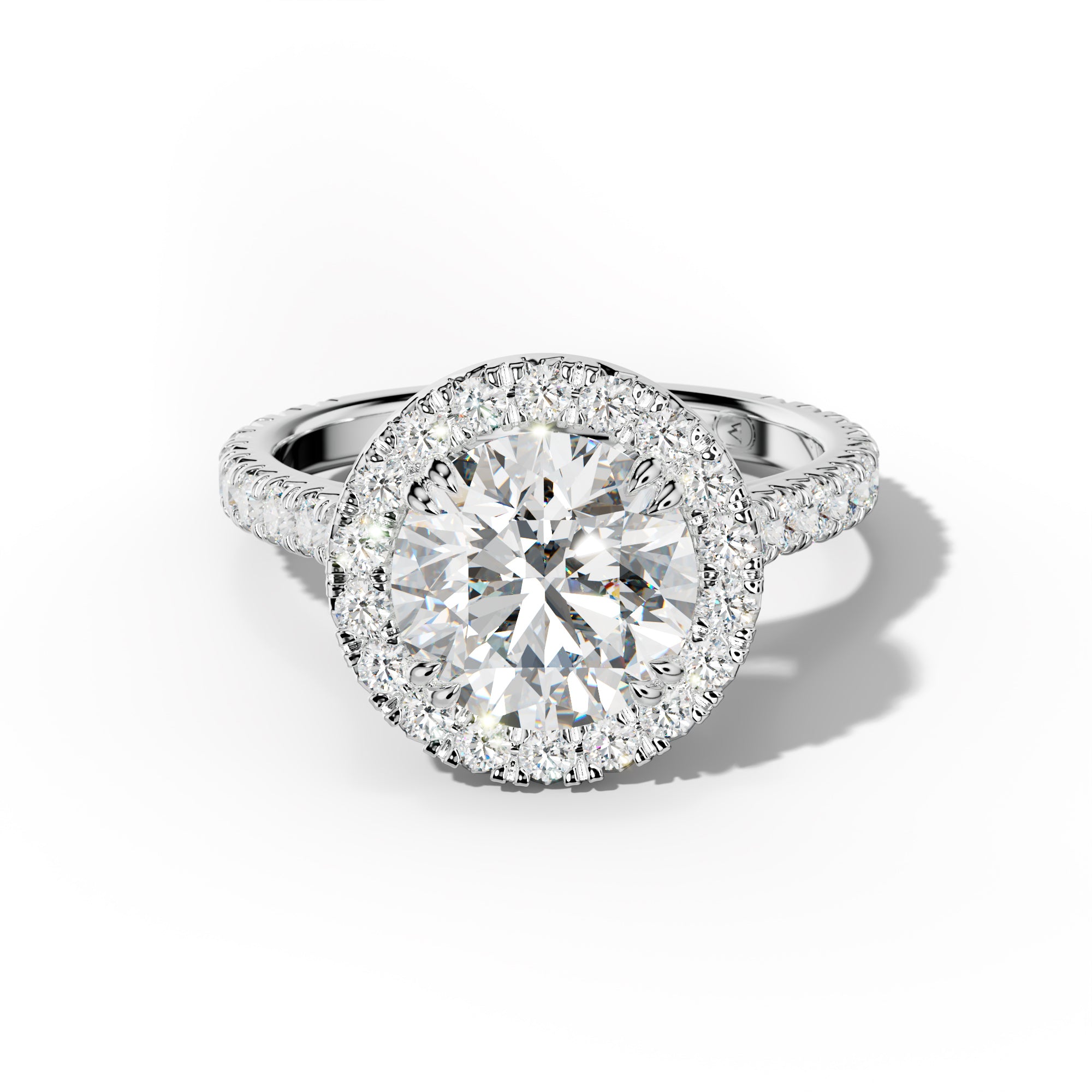 Adeline Round Diamond Engagement Ring